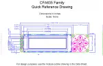 CFA635TFKKU Mechanical Drawing