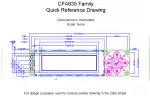 CFA635TFKKU Mechanical Drawing