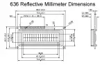 CFA636 Reflective Mechanical Drawing CFA636 Reflective Mechanical Drawing