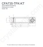 CFA735TFKKT134 Mechanical Drawing