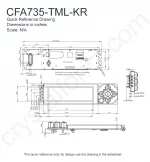 CFA735TMLKR130 Mechanical Drawing
