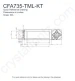 CFA735TMLKT134 Mechanical Drawing