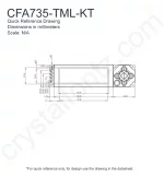 CFA735TMLKT134 Mechanical Drawing