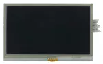 4.3 800x480 Resistive Touchscreen EVE TFT Display module. Front view, powered off.