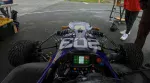 800x480 EVE Powered 5 TFT Display, front view, used in a race car dashboard for the UW FSAE team