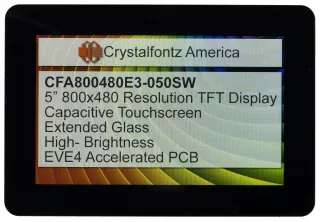 800x480 5 Inch EVE Touchscreen TFT Display (CFA800480E3-050SW)