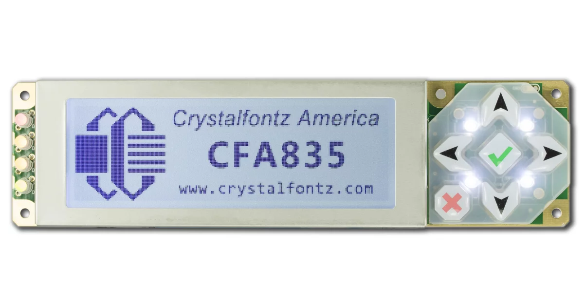244x68 Graphic LCD Display from Crystalfontz