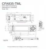 CFA835TML Mechanical Drawing