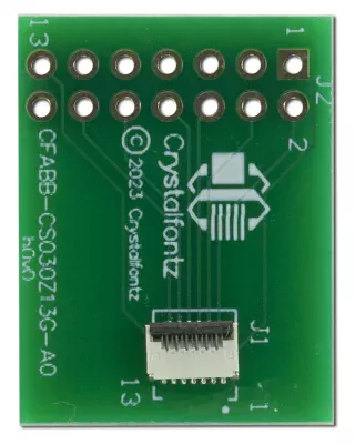 13-Position ZIF Adapter Board (CFABB-CS030Z13G-A0)