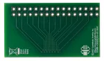 31 Position ZIF breakout board. Back view.