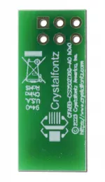 6-Position ZIF Connector breakout board. Bottom view.