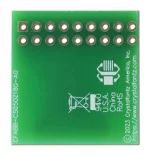18-position ZIF breakout board. Bottom  view.