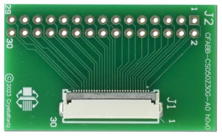 30-Position ZIF Breakout Board (CFABB-CS050Z30G-A0)