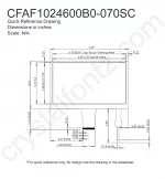 CFAF1024600B0070SC Mechanical Drawing CFAF1024600B0070SC Mechanical Drawing