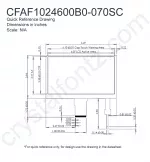 CFAF1024600B0070SC Mechanical Drawing