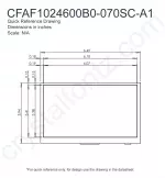 CFAF1024600B0070SCA1 Mechanical Drawing