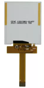 128x128 graphic LCD back view