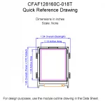 CFAF128160C018T Mechanical Drawing