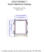 CFAF128160CT Mechanical Drawing