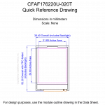 CFAF176220U020T Mechanical Drawing
