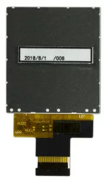 240x240 Color TFT LCD with 4-wire SPI inteface. Back view of display.