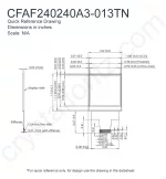 CFAF240240A3013TN Mechanical Drawing