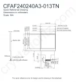 CFAF240240A3013TN Mechanical Drawing