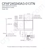 CFAF240240A3013TN Mechanical Drawing