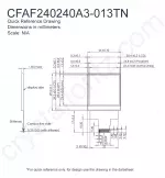 CFAF240240A3013TN Mechanical Drawing
