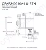 CFAF240240A4013TN Mechanical Drawing