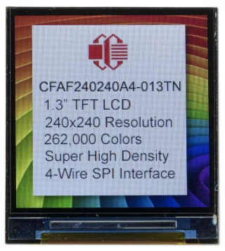 240x240 1.3" Color TFT LCD Display (CFAF240240A4-013TN)