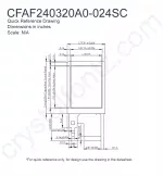 CFAF240320A0024SC Mechanical Drawing