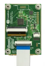 2.4 Sunlight Readable EVE TFT Display, back view. 