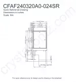 CFAF240320A0024SR Mechanical Drawing