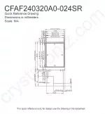 CFAF240320A0024SR Mechanical Drawing