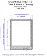 CFAF240320B1032TTS Mechanical Drawing