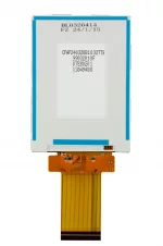 CFAF240320B1-032T-TS 3.2 240x320 Color TFT w/ Resistive Touch Screen, Rear View w/ Tail
