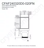 CFAF240320D0020FN Mechanical Drawing