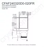 CFAF240320D0020FR Mechanical Drawing