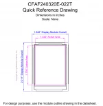 CFAF240320E022T Mechanical Drawing
