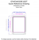 CFAF240320E022T Mechanical Drawing