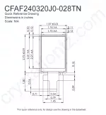 CFAF240320J0028TN Mechanical Drawing