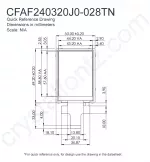 CFAF240320J0028TN Mechanical Drawing