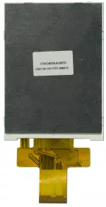 240X320 2.8-inch TFT display, back view, powered off.