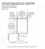 CFAF240320J0028TR Mechanical Drawing