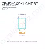 CFAF240320K1024TRT Mechanical Drawing