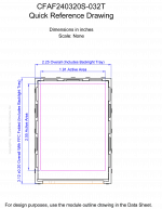 CFAF240320S032T Mechanical Drawing