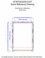 CFAF240320S032T Mechanical Drawing