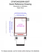 CFAF240320W020T Mechanical Drawing