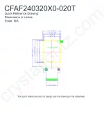 CFAF240320X0020T Mechanical Drawing